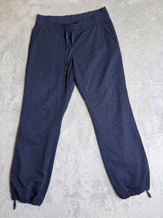 Athleta Pants - Athleta Women's Navy Drawstring Jogger Pants 12